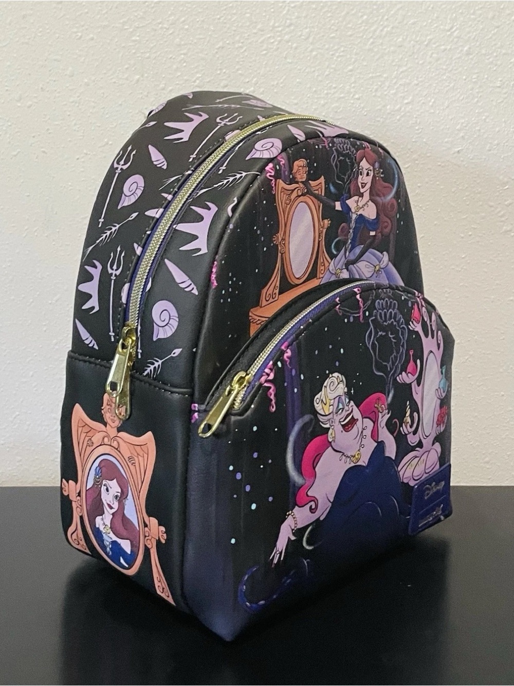 Loungefly Disney The Little Mermaid Ursula & Vanessa Mini Backpack - Picture 2 of 4